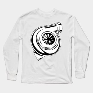 TURBO CHARGER Car part jdm illustration Long Sleeve T-Shirt